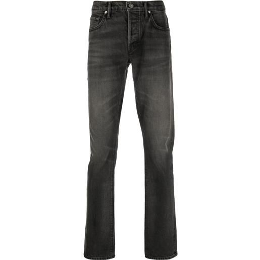 TOM FORD jeans dritti selvedge - nero