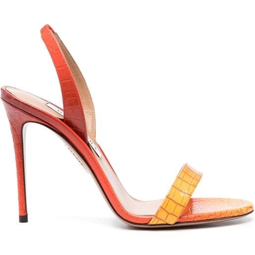 Aquazzura sandali so nude 105mm - arancione