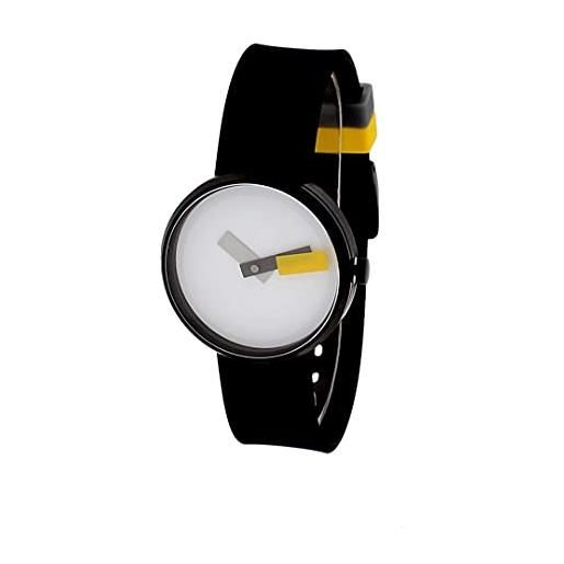 Projects Watches (denis guidone suprematism acciaio ip nero bianco silicone unisex orologio