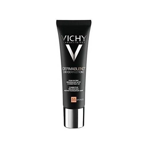 Vichy dermablend 3d correction - fondotinta correttore 55 bronze - 30 ml