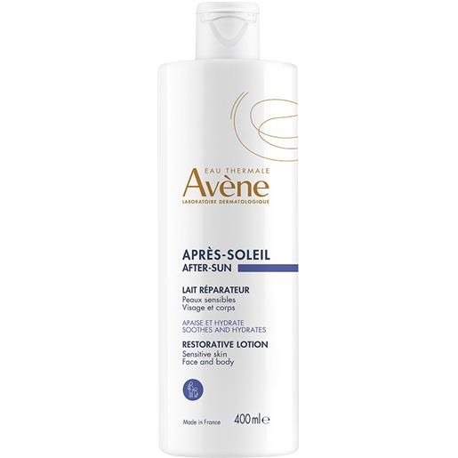 Avène Sole avène latte doposole ristrutturante viso e corpo per pelle sensibile, 400ml