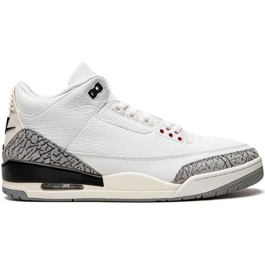 Jordan sneakers air Jordan 3 white cement reimagined - bianco