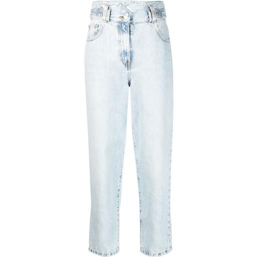 IRO jeans crop a vita alta - blu