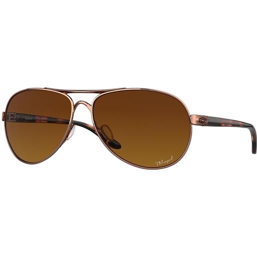 Oakley feedback polarized sunglasses marrone