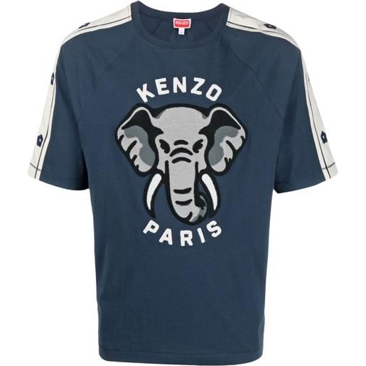 Kenzo t-shirt con stampa - blu