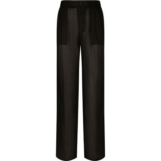 Dolce & Gabbana pantaloni sartoriali - nero