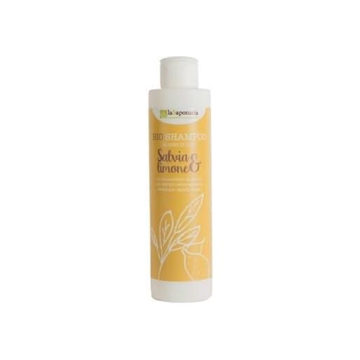 La Saponaria shampoo salvia e limone bio La Saponaria confezione da 1 litro