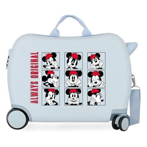 Disney good vives only, bagagli per bambina, trolley, 50x38x20 cms