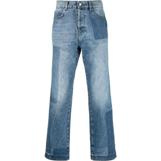 MSGM jeans con 5 tasche - blu
