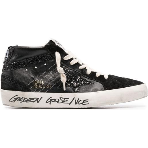 Golden Goose sneakers mid star - nero