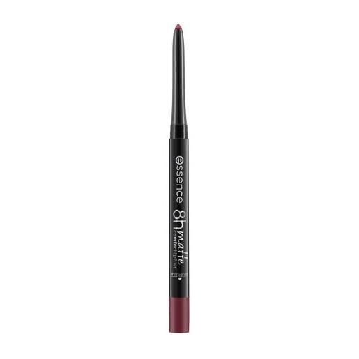 Essence 8h matte comfort matita per labbra a lunga durata con effetto opaco 0.3 g tonalità 08 dark berry