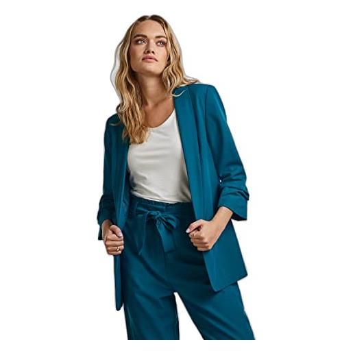 PIECES pcboss 3/4 blazer noos, blazer donna, ombre blu, xxl