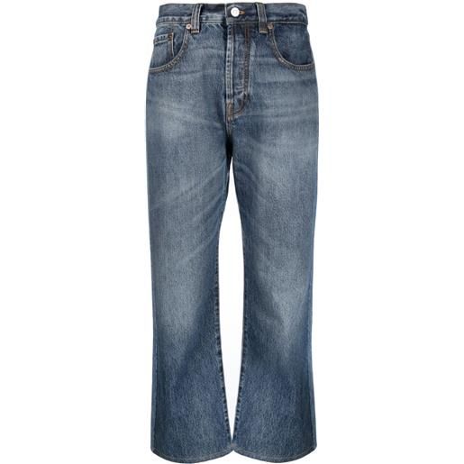 Victoria Beckham jeans crop - blu