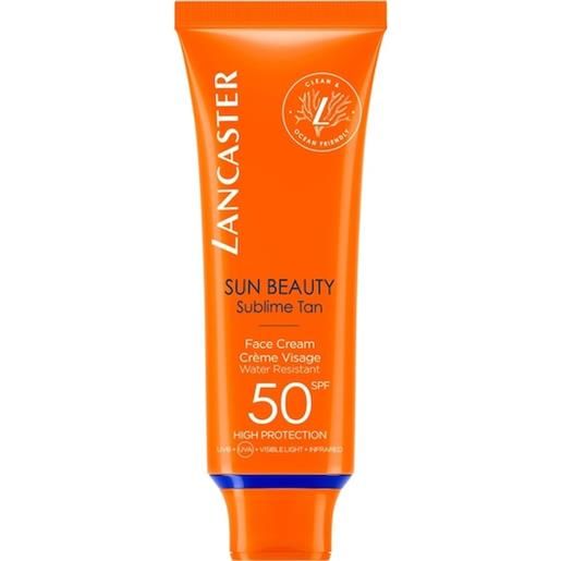 Lancaster cura del sole sun beauty face cream spf50