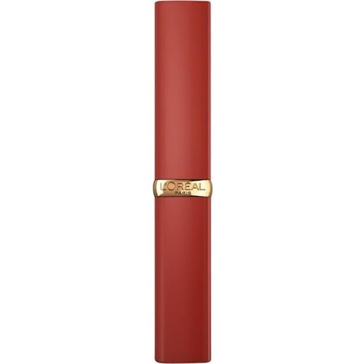 L'Oréal Paris trucco delle labbra rossetti color riche intense volume matte 200 l'orange stand up