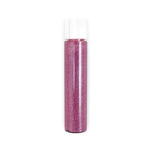 Zao - lucidalabbra 011 rosa ricarica bio vegano, 100% naturale