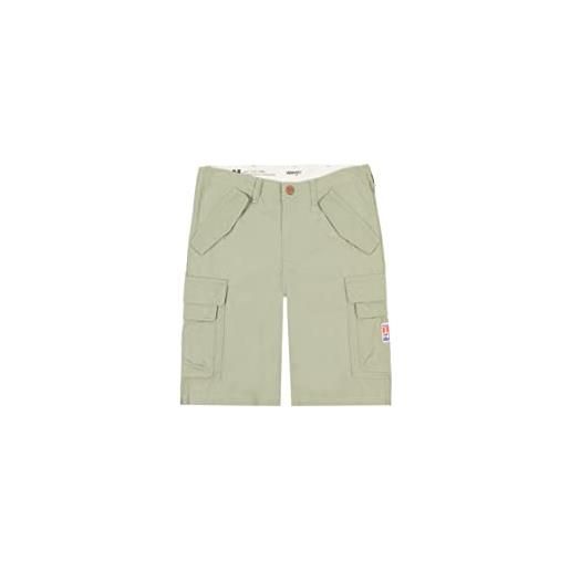 Wrangler casey cargo shorts, pantaloncini uomo, peyote beige, 33 w
