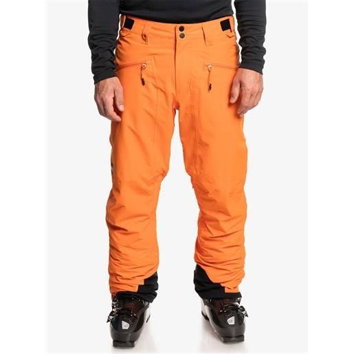 Quiksilver boundry pants arancione l uomo