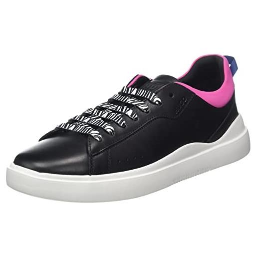 HUGO blake_tenn_ltlyw, scarpe da ginnastica donna, nero6, 35 eu