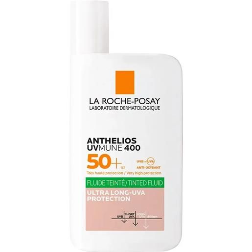 LA ROCHE POSAY-PHAS (L'Oreal) anthelios fluido colorato oil control spf 50+ - protezione solare viso tocco secco - 50 ml