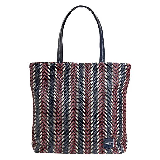 Pepe Jeans carmela bag, borsa per la spesa donna, dulwich, taglia unica eu