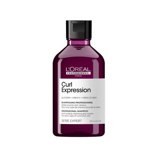 L'Oréal Professionnel curl expression professional jelly shampoo 300 ml shampoo idratante per capelli mossi e ricci per donna