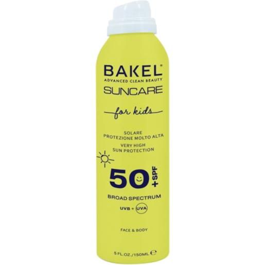 Bakel Bakel suncare for kids spray viso/corpo spf 50 + 150 ml