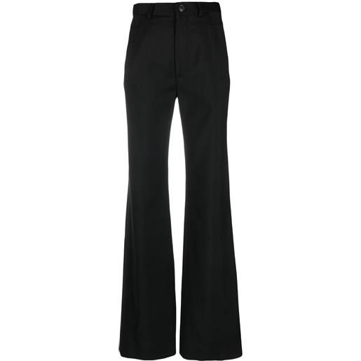 Vivienne Westwood pantaloni sartoriali svasati - nero