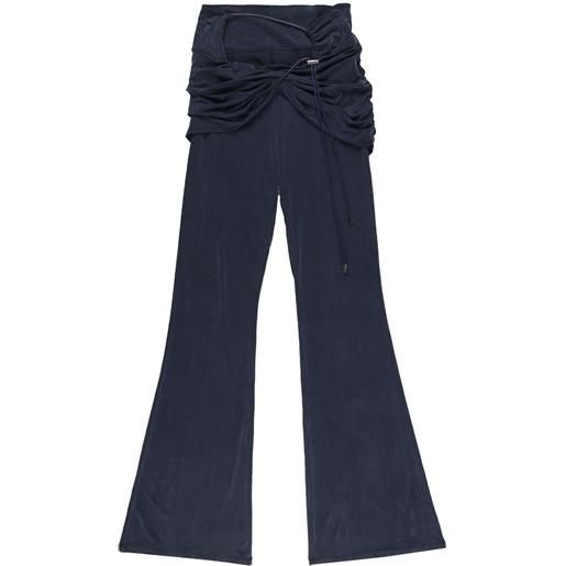 Jacquemus pantaloni le pantalon espelho - blu