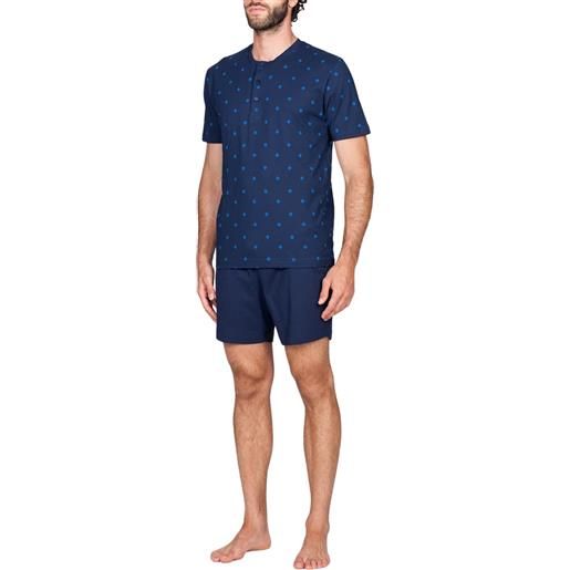 JULIPET pigiama serafino artist edition in leggero jersey di puro cotone