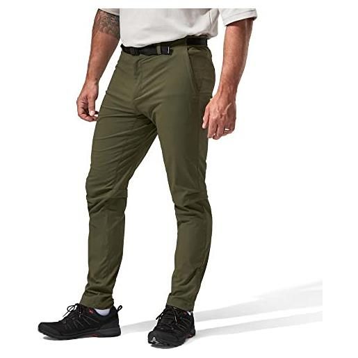 Berghaus lomaxx woven walking, pantaloni uomo, verde edera, 40