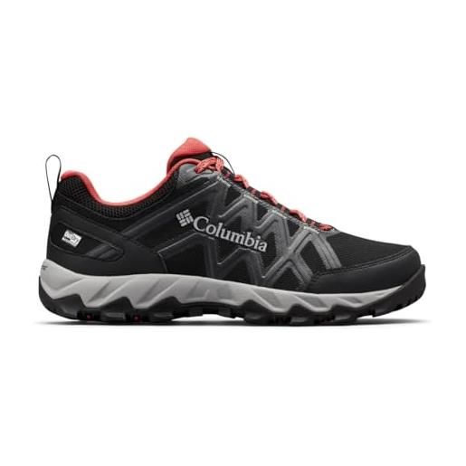Columbia peakfreak x2 outdry waterproof scarpe da trekking basse impermeabili donna, nero (black x daredevil), 37 eu