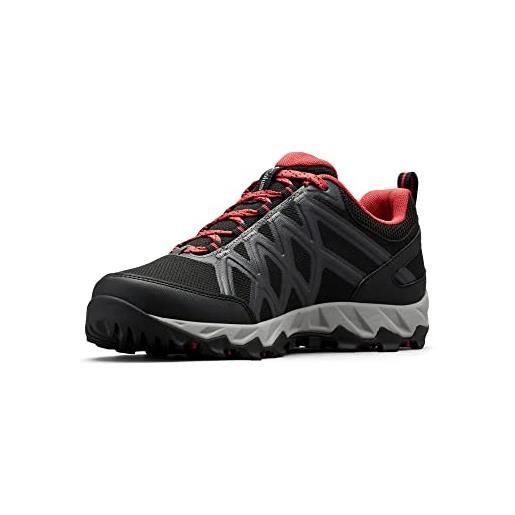 Columbia peakfreak x2 outdry waterproof scarpe da trekking basse impermeabili donna, nero (black x daredevil), 38.5 eu