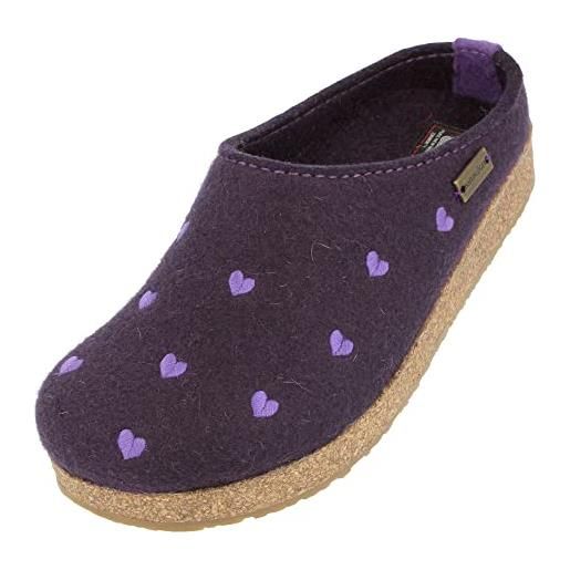 HAFLINGER pantofole da donna, numero: 42 eu, colore: viola