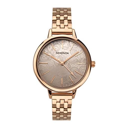 Sekonda orologio da donna in oro rosa, 40306, oro rosa, bracciale, oro rosa, bracciale