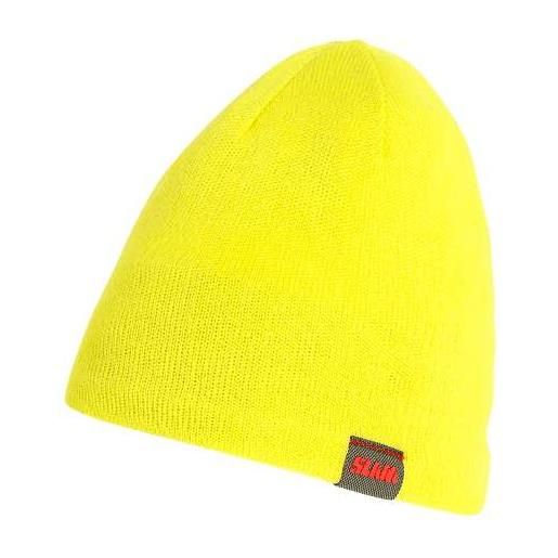 Slam logo beanie yellow neon