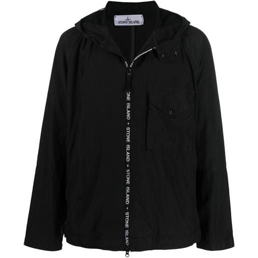 Stone Island giacca con logo - nero