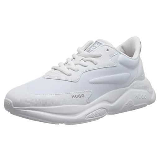 HUGO leon_runn_nypuw, scarpe da ginnastica donna, bianco 100, 41 eu