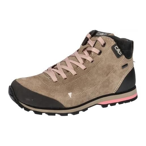 CMP - elettra mid hiking shoes wp, nero nero ambra, 42