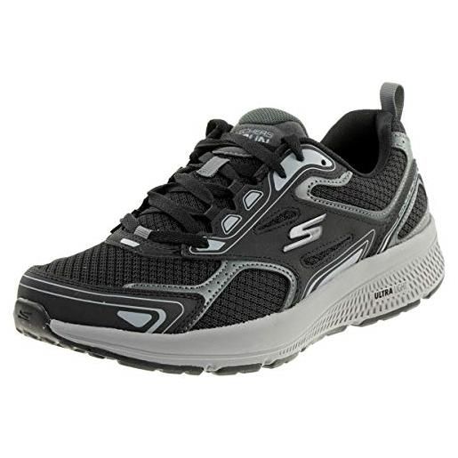 Skechers go run consistent performance running & walking shoe, scarpe da ginnastica uomo, blue navy red, 44.5 eu