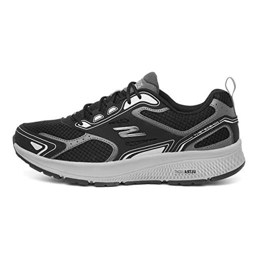 Skechers scarpe da corsa da uomo, multicolore bianco, 44 eu