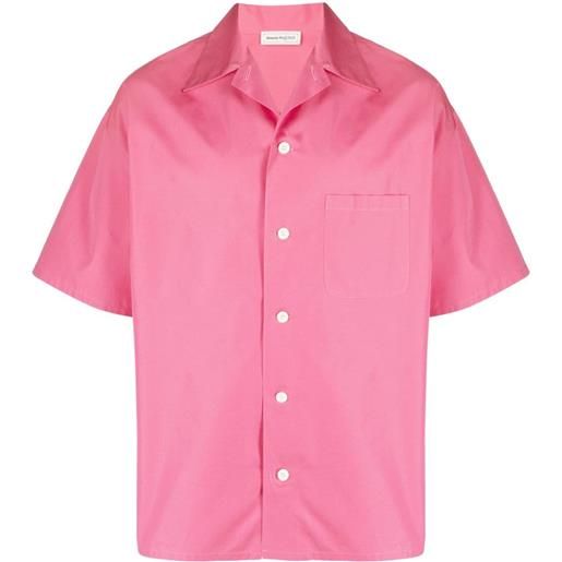 Alexander McQueen camicia con stampa - rosa