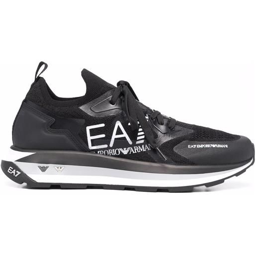 Ea7 Emporio Armani sneakers con stampa - nero