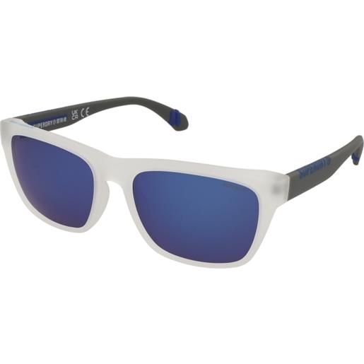 Superdry sds 5009 113p | occhiali da sole graduati o non graduati | prova online | unisex | plastica | rettangolari | bianco | adrialenti