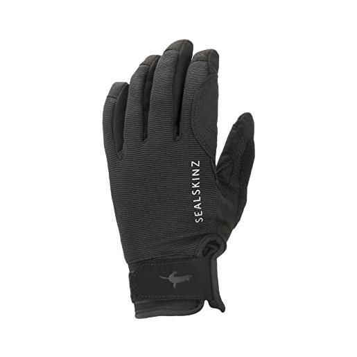 Sealskinz guanti impermeabili unisex per tutte le stagioni, taglia s, colore: nero