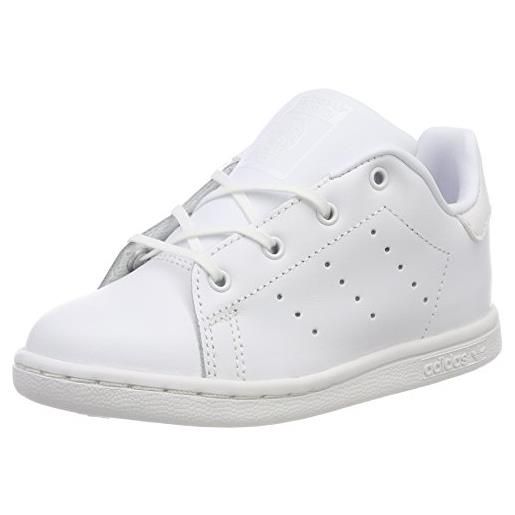 adidas stan smith c, sneaker unisex - bambini e ragazzi, bianco (footwear white/footwear white/green), 31.5 eu