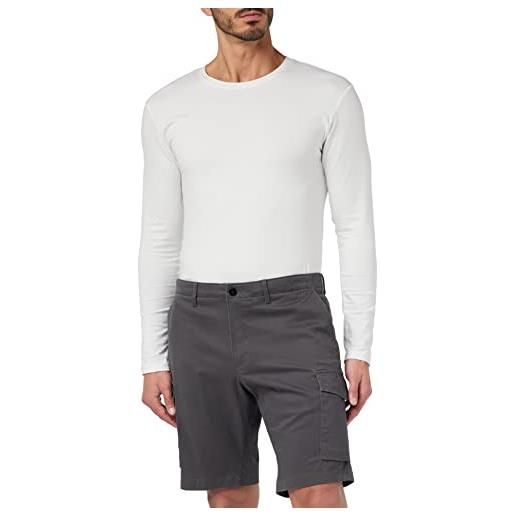 Tommy Hilfiger pantaloncini in felpa uomo harlem cargo 1985 corti, grigio (dark ash), 29w