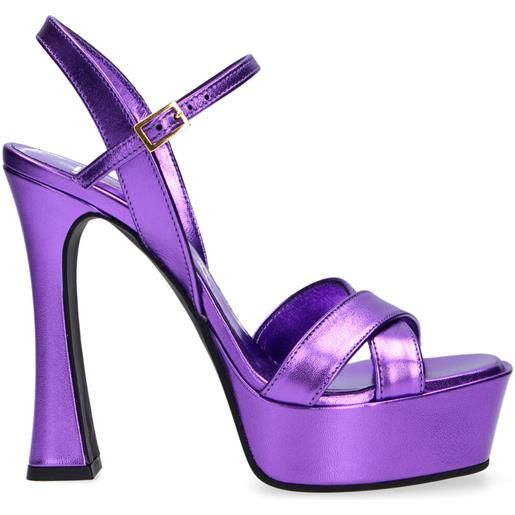 Giampaolo viozzi sandalo laminato viola