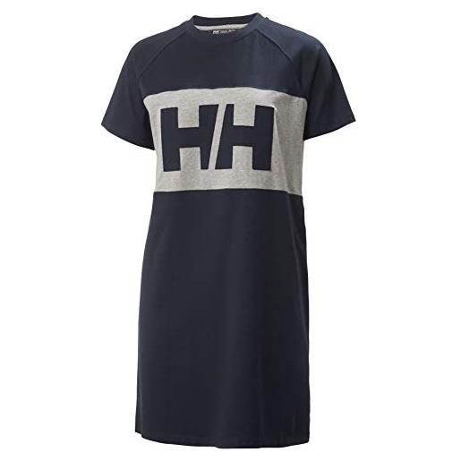 Helly Hansen active dress t-shirt, felpa da donna, blu navy, xs