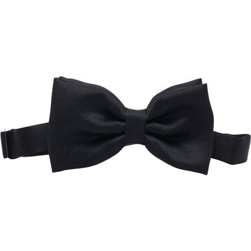 Alessandro Dell'Acqua papillon in raso nero